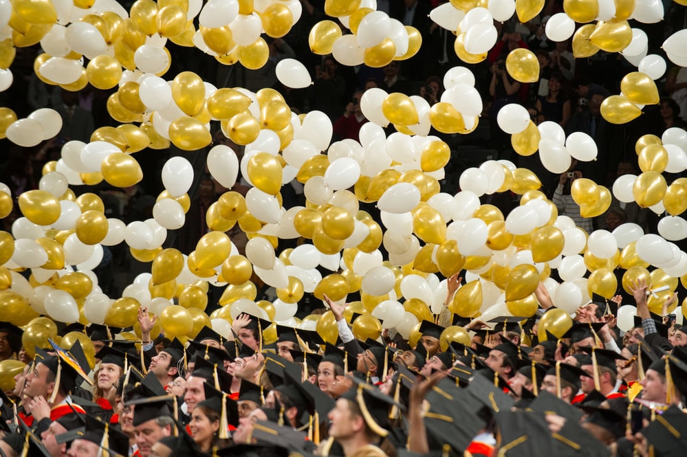 Graduates at Tech Commencement