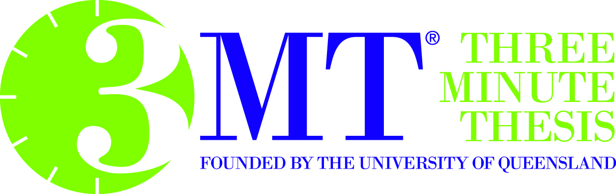 The official logo used for the Three Minute Thesis competition. 